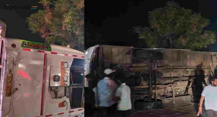 Pune Solapur bus accident