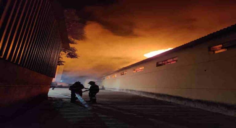 Pune Fire : वाघोली येथील एका गोदामाला भीषण आग