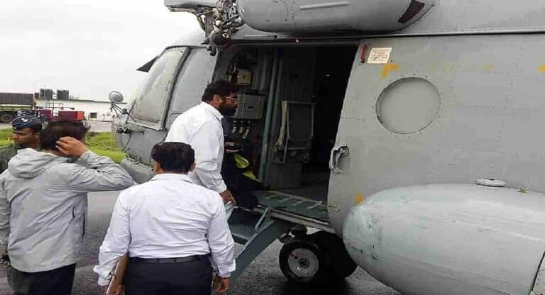 Eknath Shinde : मुख्यमंत्री शिंदेंच्या हेलिकॉप्टरमध्ये बिघाड; इमर्जन्सी लँडिंग