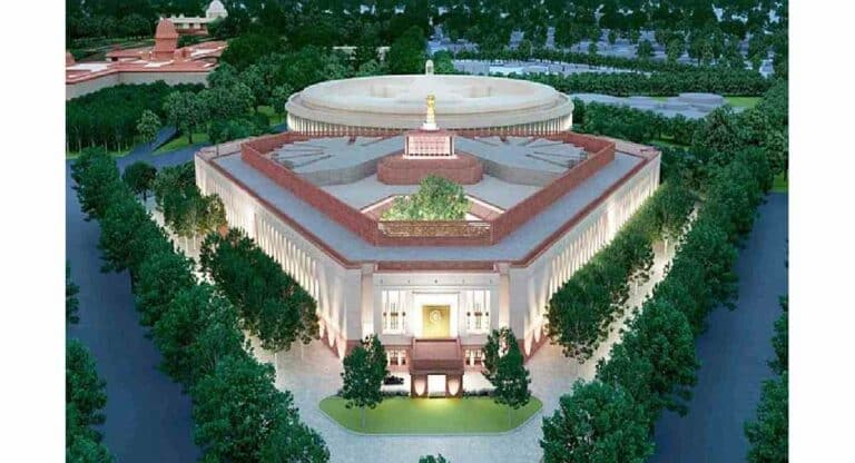 Central Vista : नवीन संसद भवनात अध्यक्षांच्या खुर्चीजवळ ‘तो’ राजदंड ठेवण्यात येणार