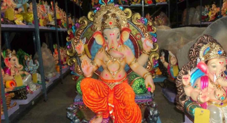 Ganesh Idol : पीओपीच्या गणेश मूर्तीतील प्रदूषणकारी घटकाला पर्याय शोधण्यासाठी समिती