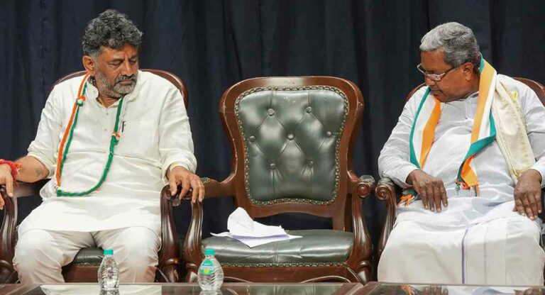 Congress : कर्नाटकातील मुख्यमंत्री पदाचा तिढा कायम; डी के शिवकुमार अडून बसले 