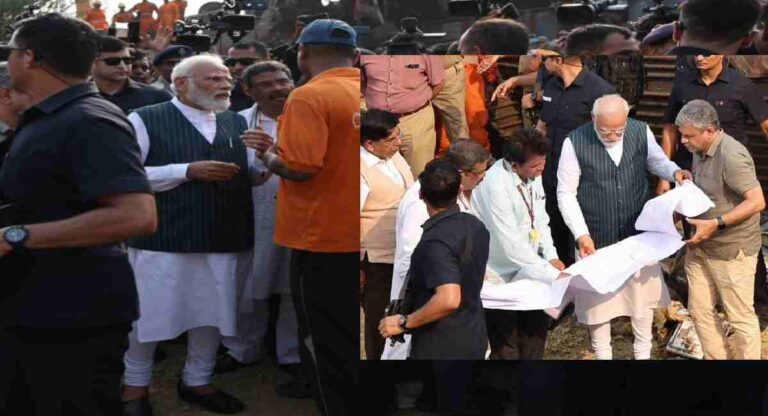 Odisha Train Accident: पंतप्रधानांकडून अपघातस्थळाची पाहणी; म्हणाले, दोषींना कठोर शिक्षा होणार