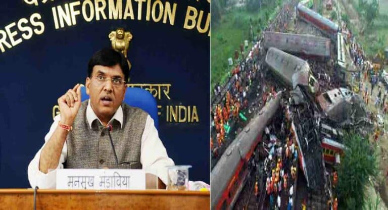 Odisha Train Accident : केंद्रीय आरोग्य मंत्री मनसुख मांडविया ओडिशा दौऱ्यावर; जखमींची करणार चौकशी