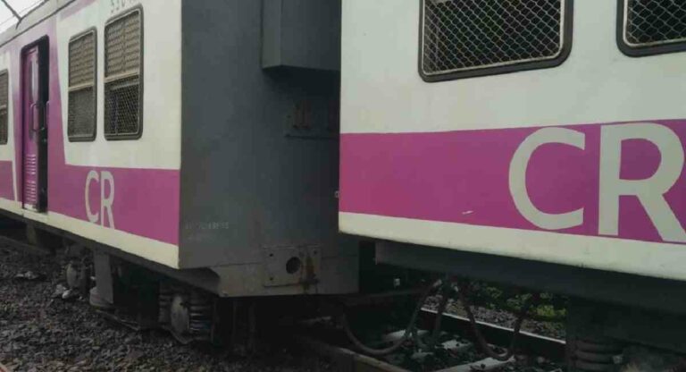 Central Railway : लोकल रुळावरून घसरल्याने कल्याण-कर्जत दरम्यानची लोकल सेवा विस्कळीत