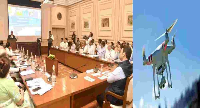 महाराष्ट्र मिशन ड्रोन प्रकल्पाला तत्वतः मान्यता – उपमुख्यमंत्री देवेंद्र फडणवीस