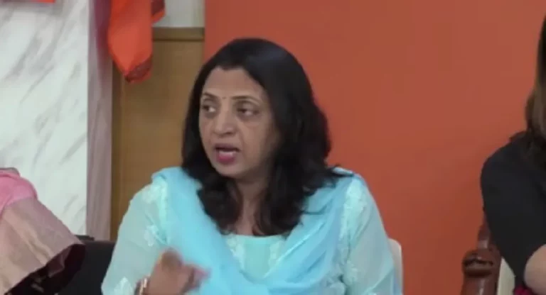 MLA Manisha Kayande: राहुल गांधींची सभा म्हणजे ‘न्याय यात्रे’ची नौंटकी, आमदार मनीषा कायंदे यांची टिका