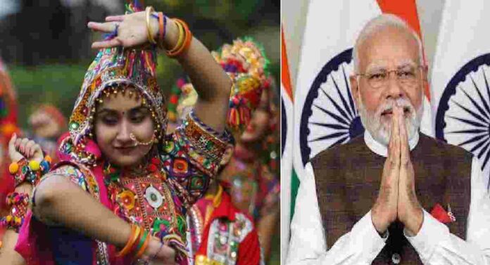 PM Modi pens Garba : गरबो गुजरात नी गरवी मिरात छे... पंतप्रधानांनी लिहिले गरब्याचे गीत... 