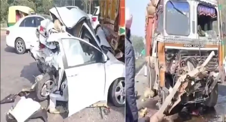 Road Accident : लुधियाना तब्बल १०० गाड्या एकमेकांवर आदळल्या