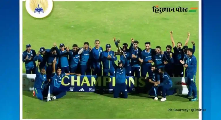Vijay Hazare Trophy : राजस्थानचा ३० धावांनी पराभव करत हरयाणाचा विजय हजारे चषकावर कब्जा 