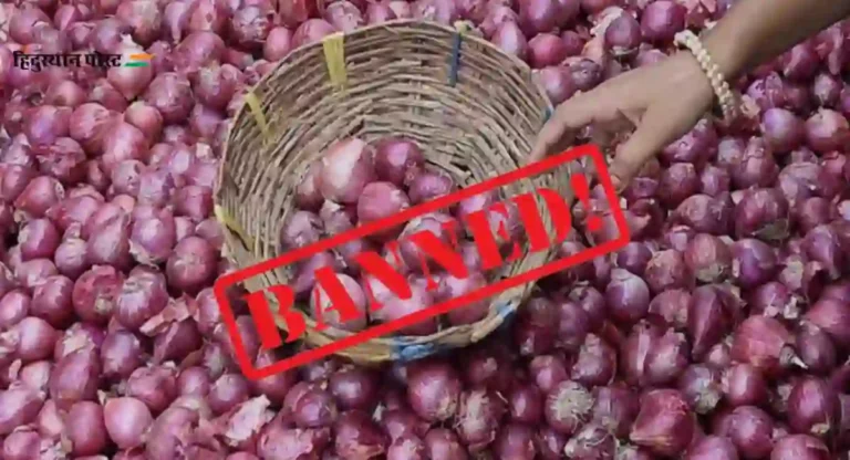 Onion Export Banned :कांदा निर्यात बंदीमुळे शेतकरी आक्रमक; लिलाव बंद