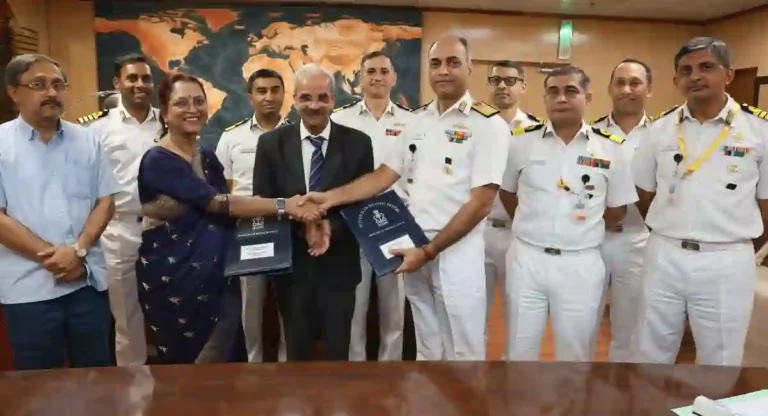 Indian Navy: भारतीय नौदल आणि तंत्रज्ञान संस्थेतर्फे संशोधन आणि विकासाला चालना
