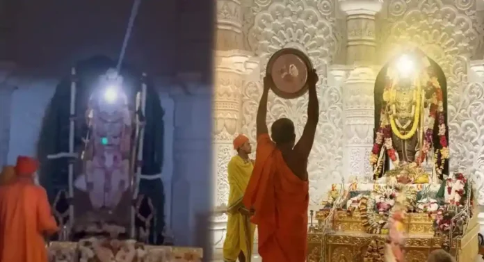 Surya Tilak Ram Mandir : अयोध्येत रामलल्लाच्या भाळी पहिला सूर्याभिषेक; भक्तांमध्ये उत्साह