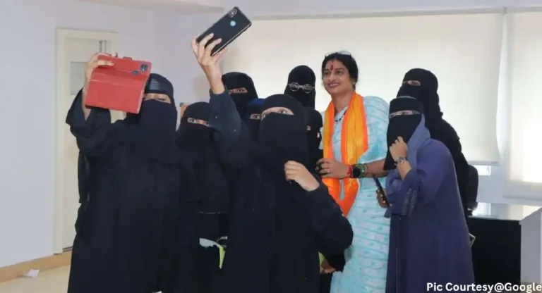 Lok Sabha Election 2024 : माधवी लता यांची मुस्लिम महिलांमध्ये लोकप्रिय वाढली